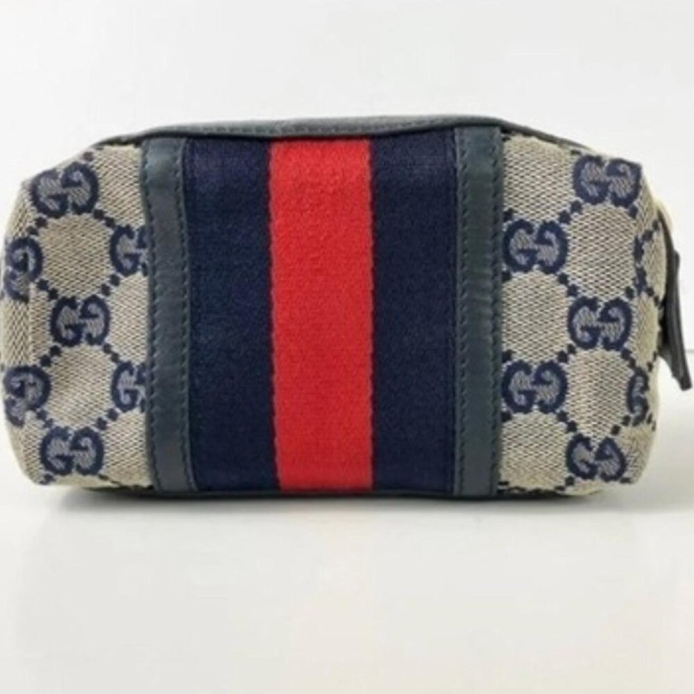 Gucci Gg Mini Bag Ophidia Navy/Red - image 1